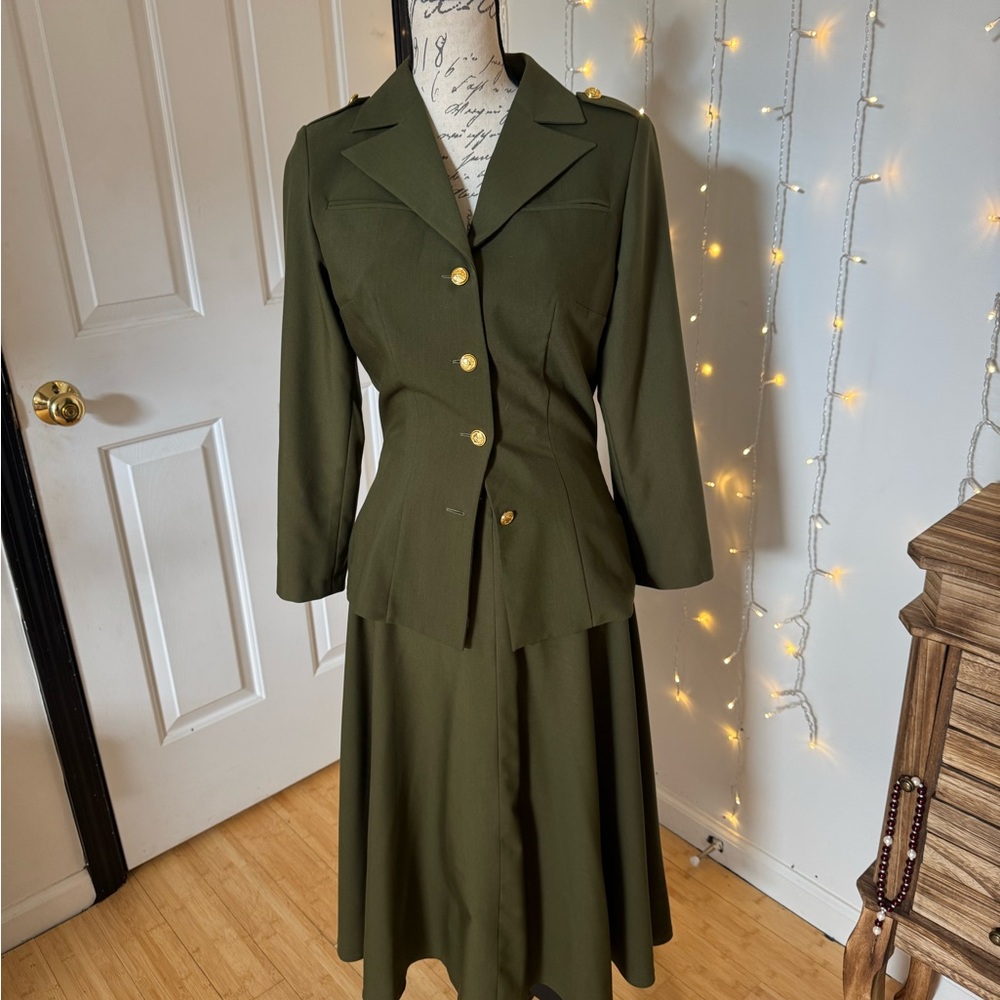 Agent Carter suit with swing skirt